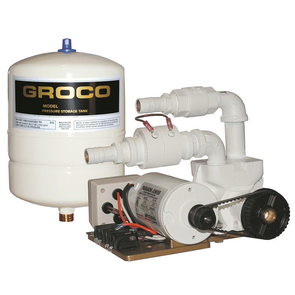 GROCO Paragon Junior 24v Water Pressure System - 1 Gal Tank - 7 GPM