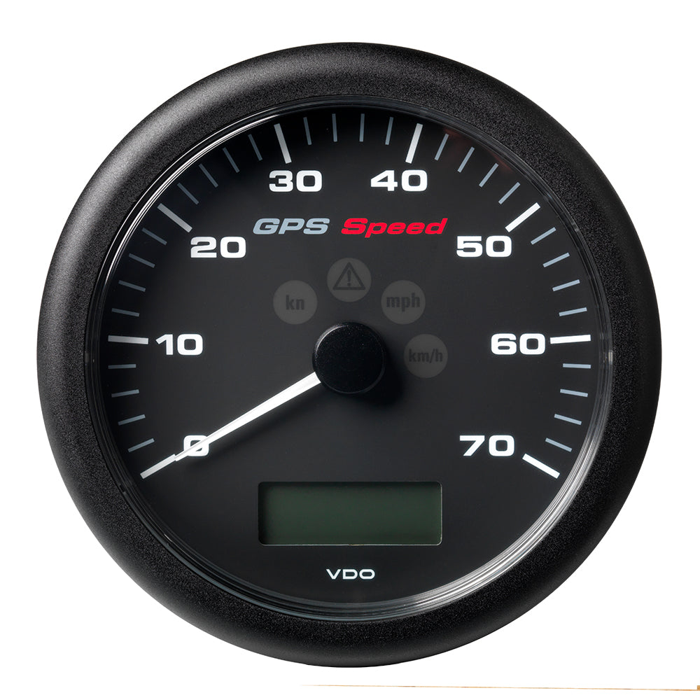 Veratron 4-1/4" (110MM) ViewLine GPS Speedometer 0-70 KNOTS/KMH/MPH - 8 to 16V Black Dial  Bezel
