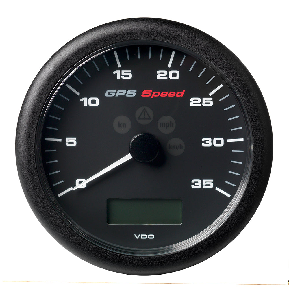 Veratron 4-1/4" (110MM) ViewLine GPS Speedometer 0-35 KNOTS/KMH/MPH - 8 to 16V Black Dial  Bezel