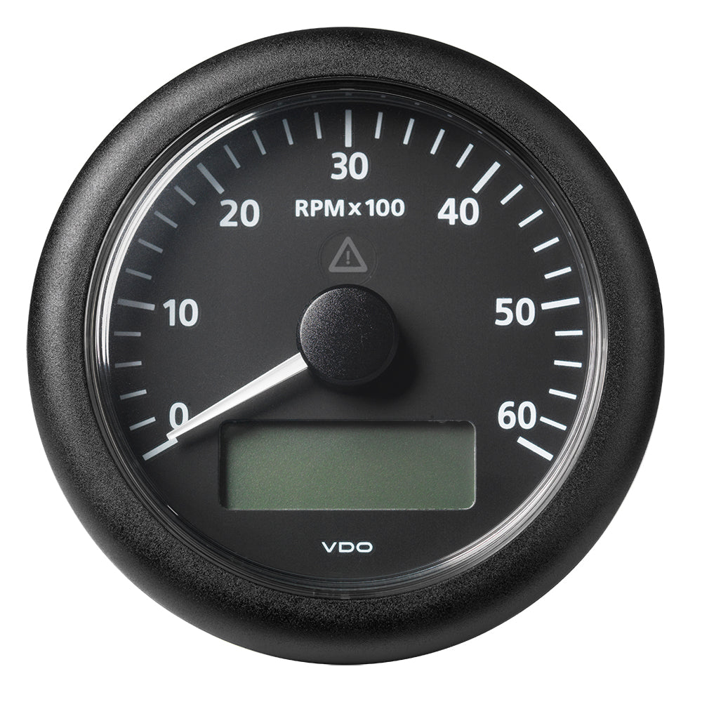 Veratron 3-3/8" (85MM) ViewLine Tachometer w/Multi-Function Display - 0 to 6000 RPM - Black Dial  Bezel