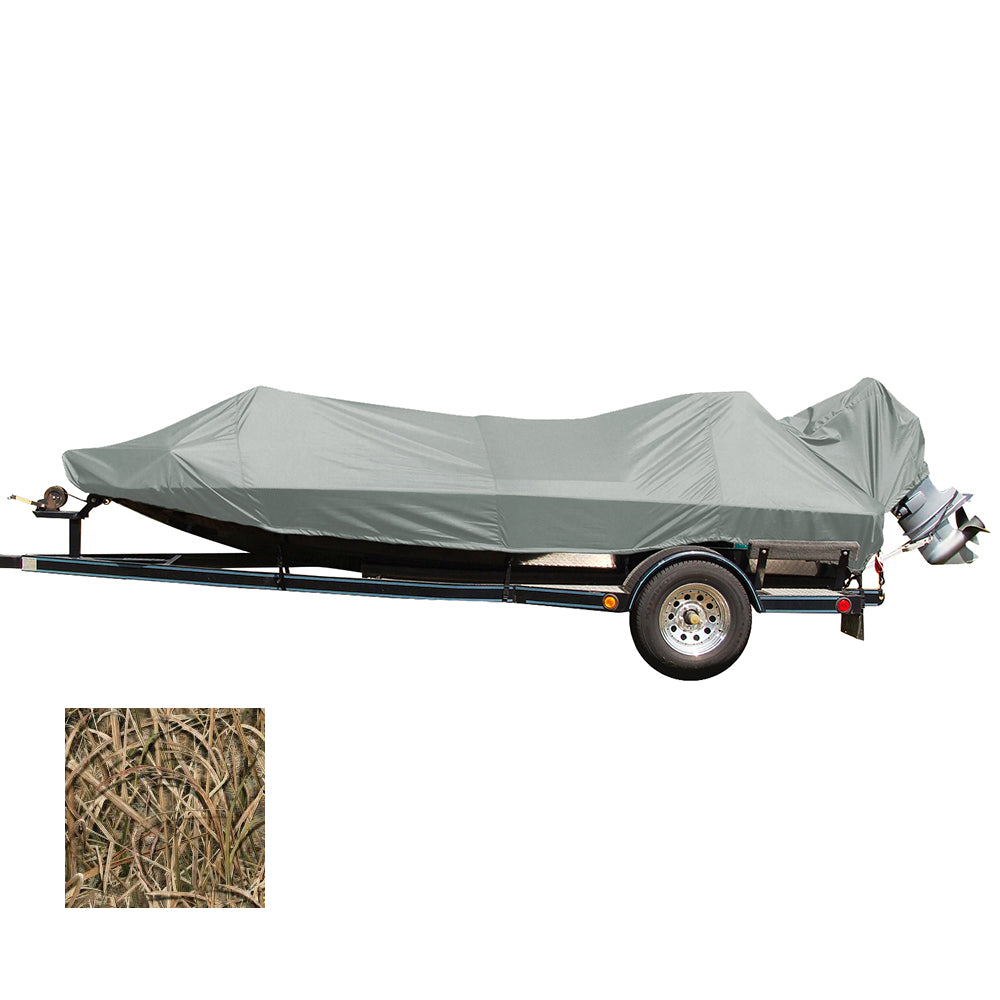 Carver Performance Poly-Guard Styled-to-Fit Boat Cover f/17.5 Jon Style Bass Boats - Shadow Grass