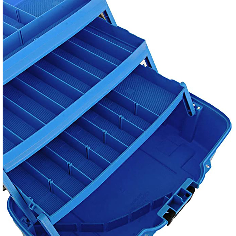 Plano 3-Tray Tackle Box w/Dual Top Access - Smoke  Bright Blue