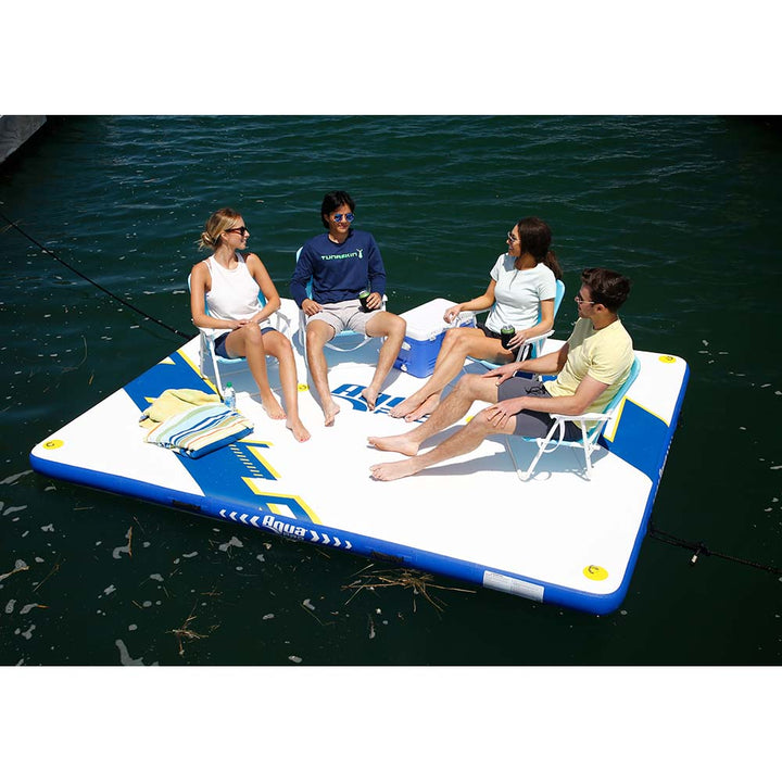 Aqua Leisure 10 x 8 Inflatable Deck - Drop Stitch