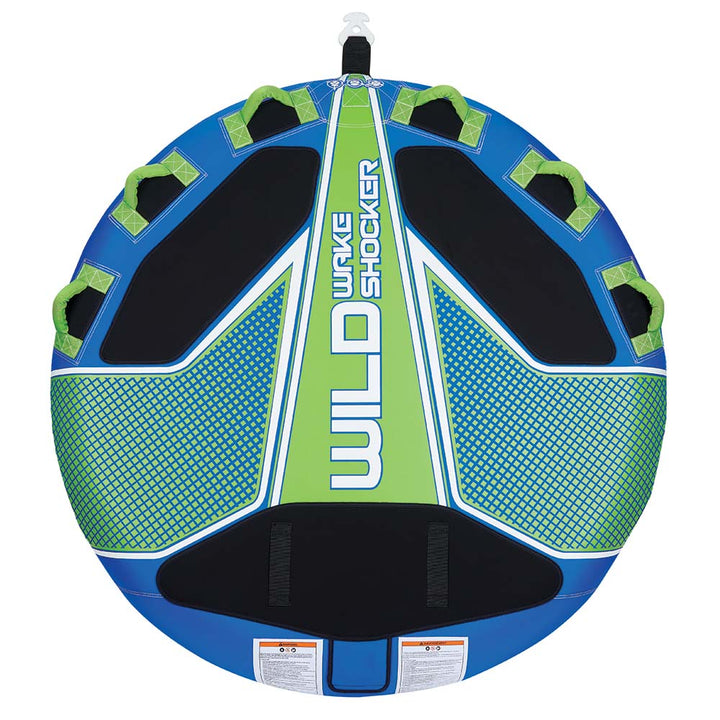 Bouée tractable Full Throttle Wild Wake Shocker - 3 passagers - Bleu