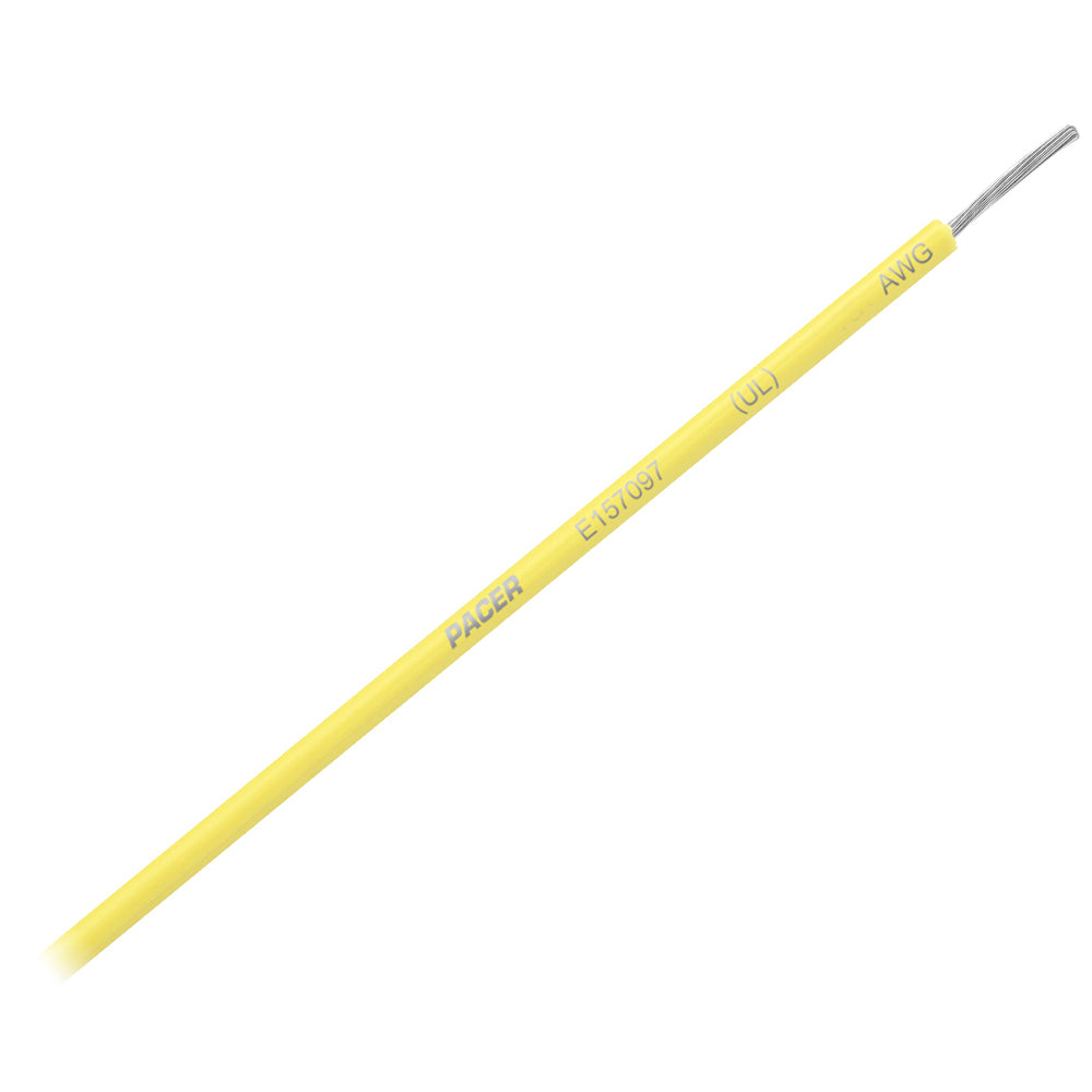 Pacer Yellow 16 AWG Primary Wire - 25