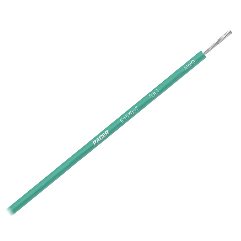 Pacer Green 16 AWG Primary Wire - 25
