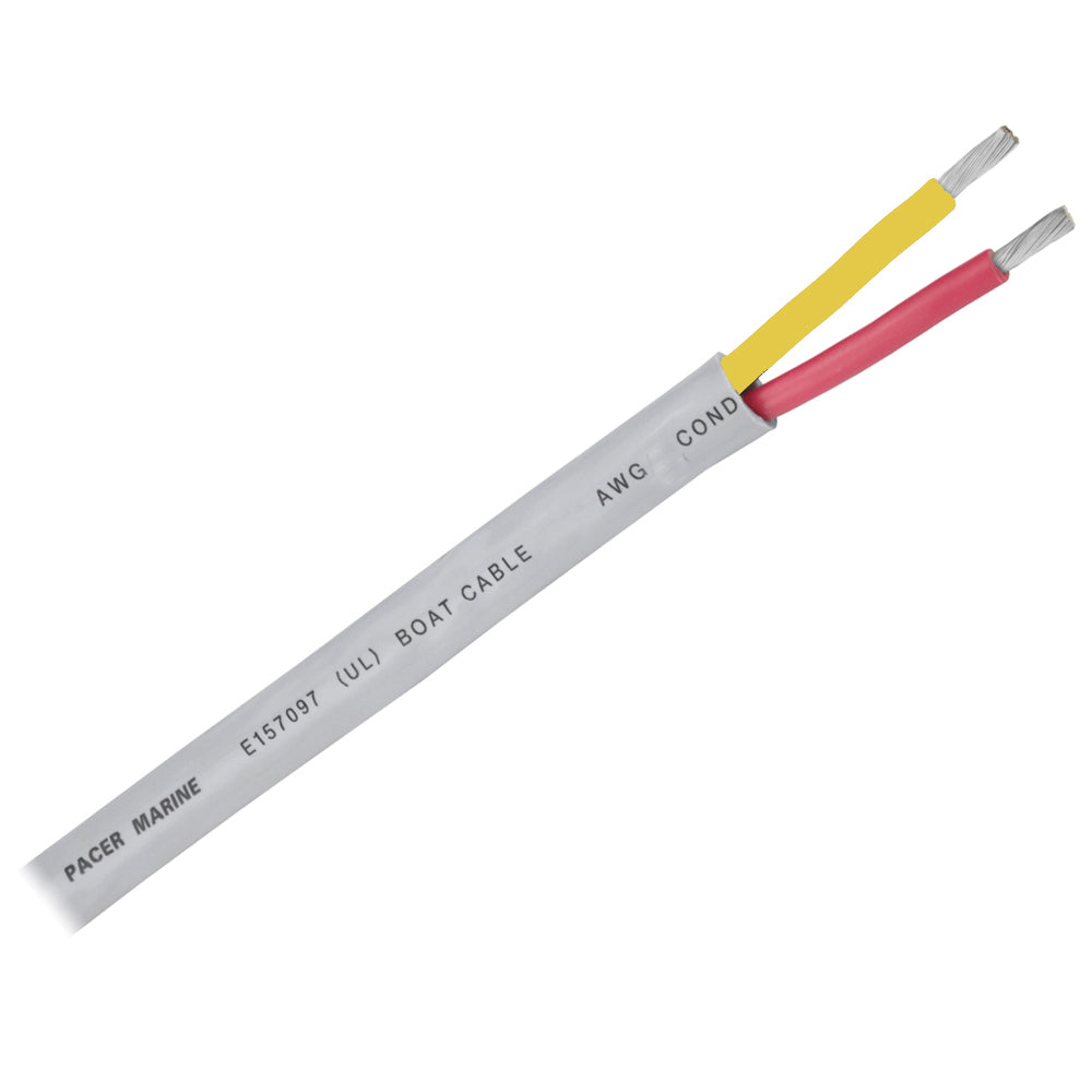 Pacer 10/2 AWG Round Safety Duplex Cable - Red/Yellow - 100
