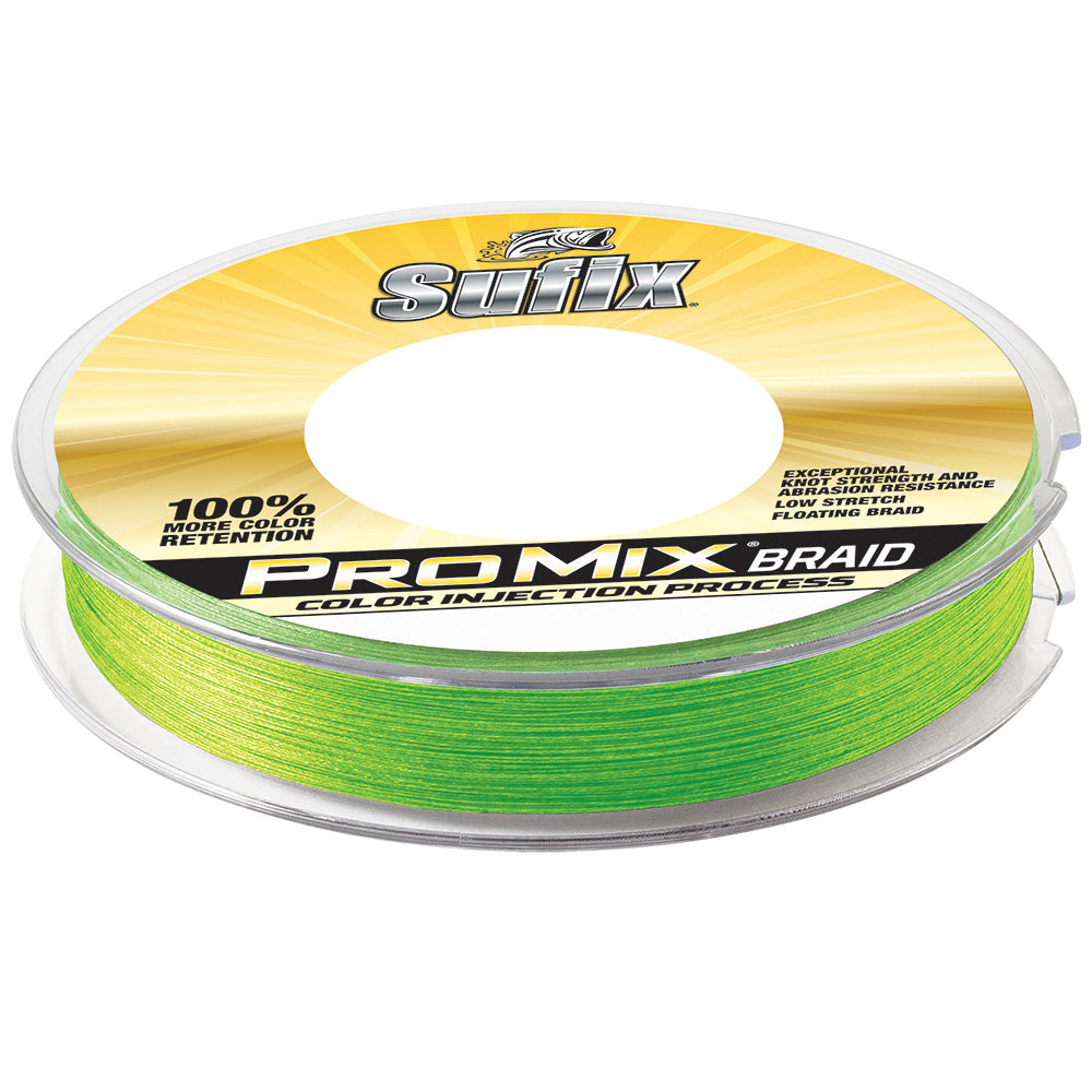 Sufix ProMix Braid - 10lb - Neon Lime - 300 yds