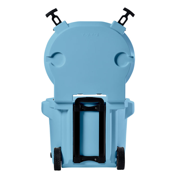 LAKA Coolers 30 Qt Cooler w/Telescoping Handle  Wheels - Blue