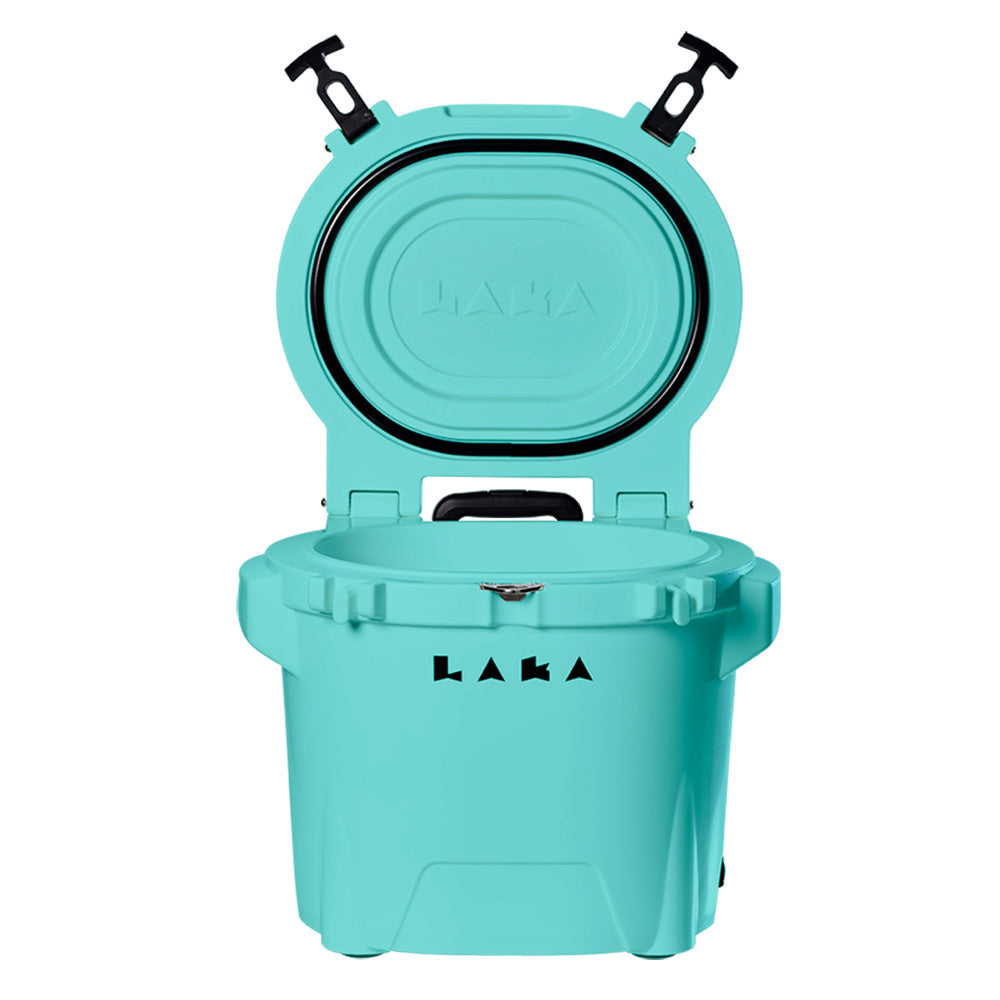 LAKA Coolers 30 Qt Cooler w/Telescoping Handle  Wheels - Seafoam