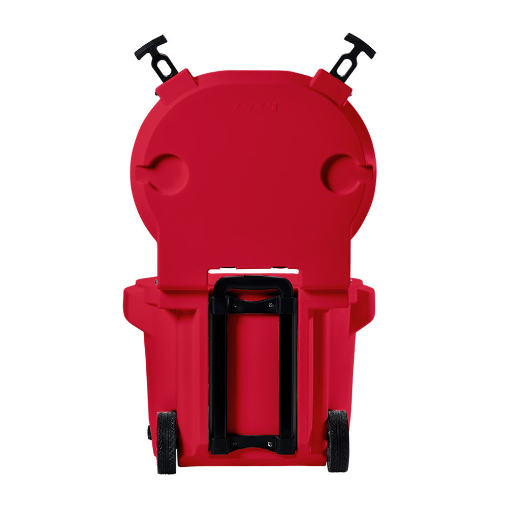 LAKA Coolers 30 Qt Cooler w/Telescoping Handle  Wheels - Red