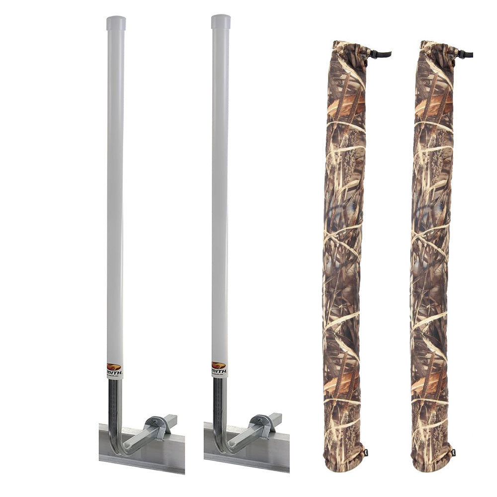 C.E. Smith 60" Post Guide-On w/I-Beam Mounting Kit  FREE Camo Wet Lands Post Guide-On Pads