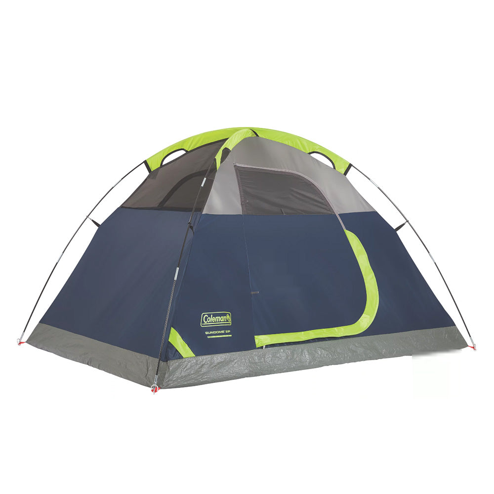 Coleman Sundome 2-Person Camping Tent - Navy Blue  Grey