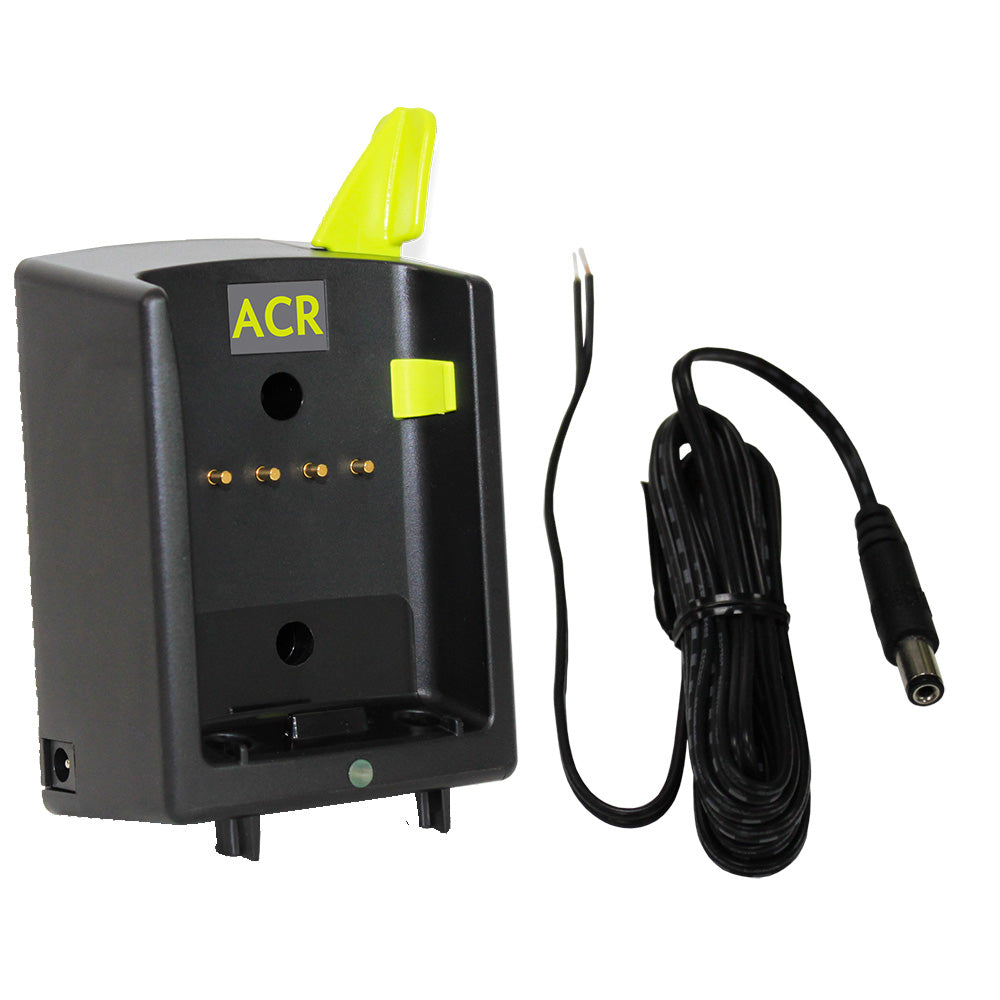 ACR Electronics Rapid Charger Kit for SR203 emergency radio, featuring compact design and durable construction.