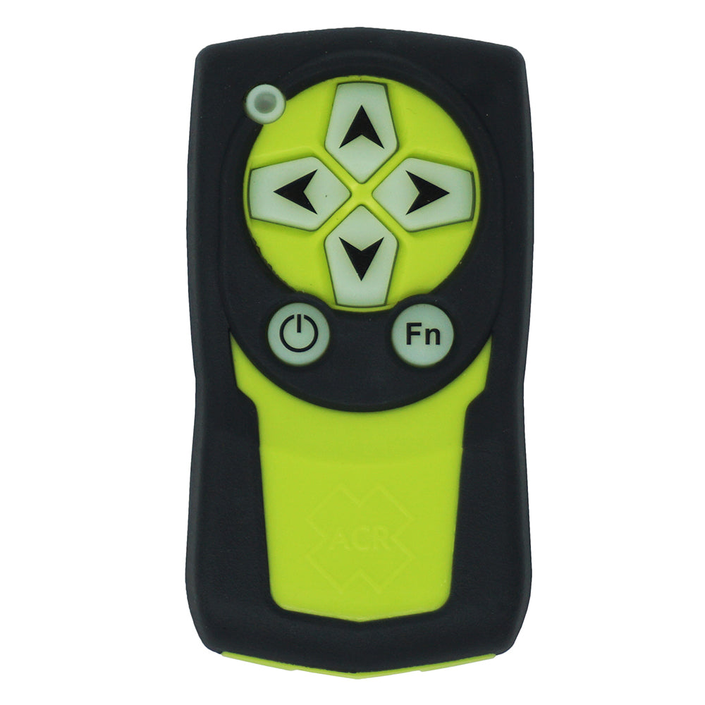 ACR Electronics wireless remote control for ACR Searchlights, accessory with buttons for remote operation, black device with brand logo