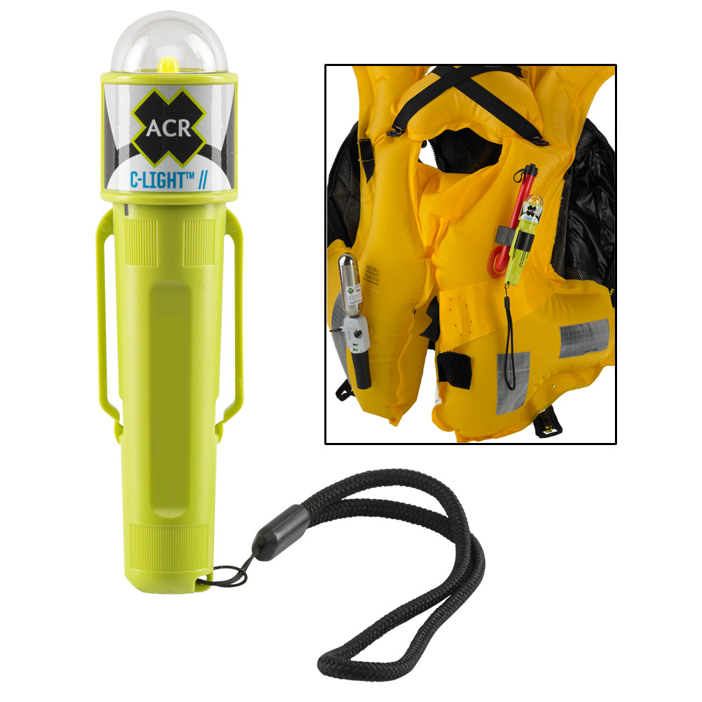 ACR C-Light safety light from ACR Electronics, compact and durable LED safety light for emergency and outdoor use.