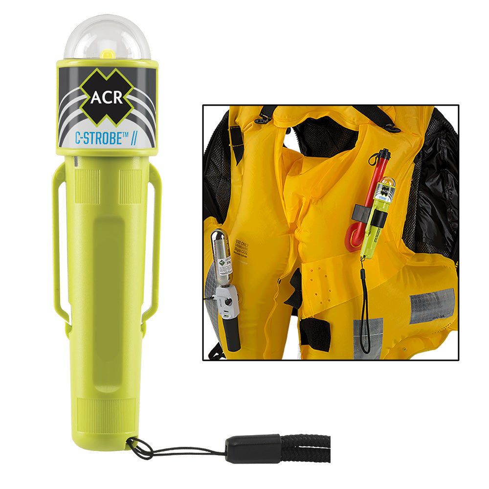 ACR Electronics C-Strobe safety light with bright LED illumination and durable waterproof design for emergency use
