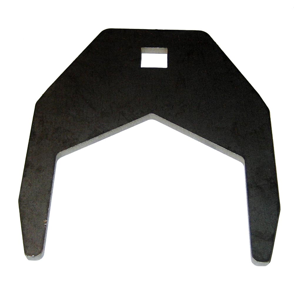 Airmar 117WR-1 Crows Foot Transducer Wrench for marine transducer installation and maintenance, black metal tool with open end.