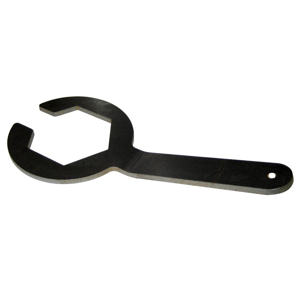 Airmar 117WR-2 transducer hull nut wrench for marine transducer installation, durable tool for securing transducer components.