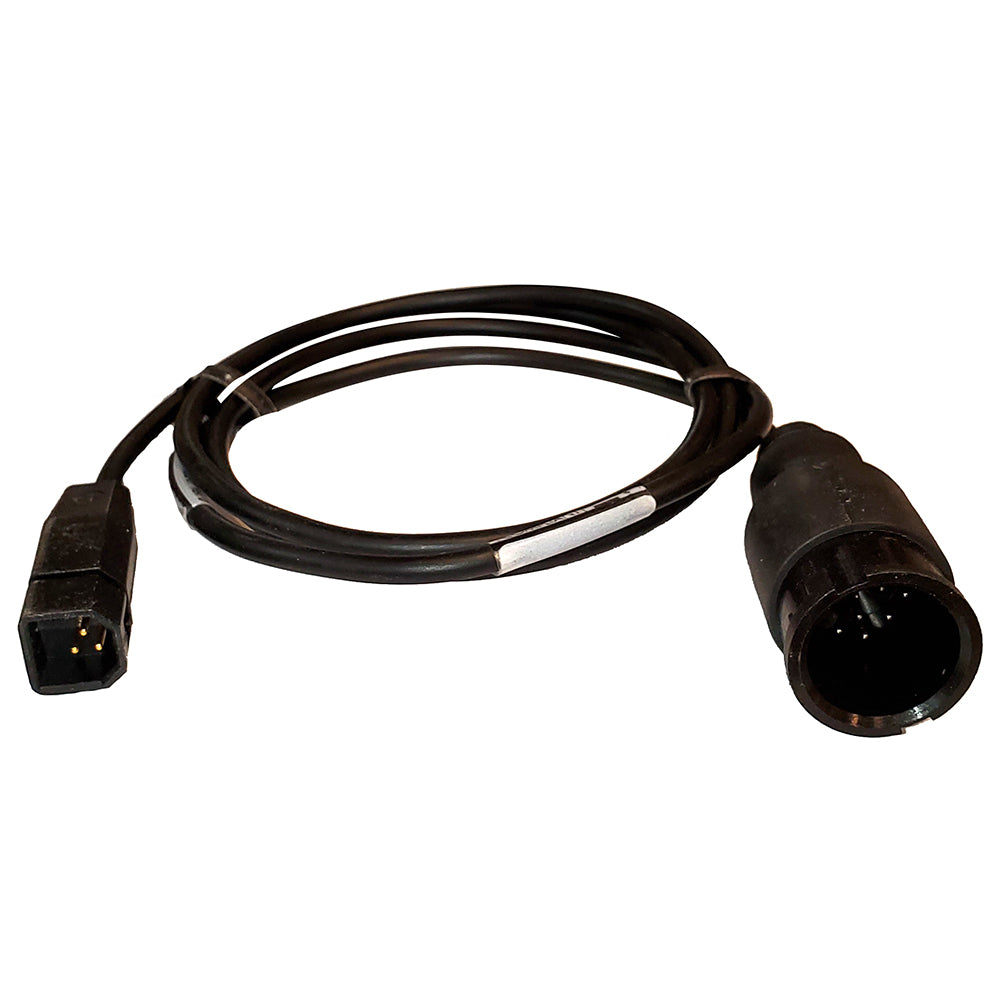Airmar Humminbird 9-Pin Mix Match Chirp Transducer Cable, 1 meter, marine fishing accessory with 9-pin connector and durable design.