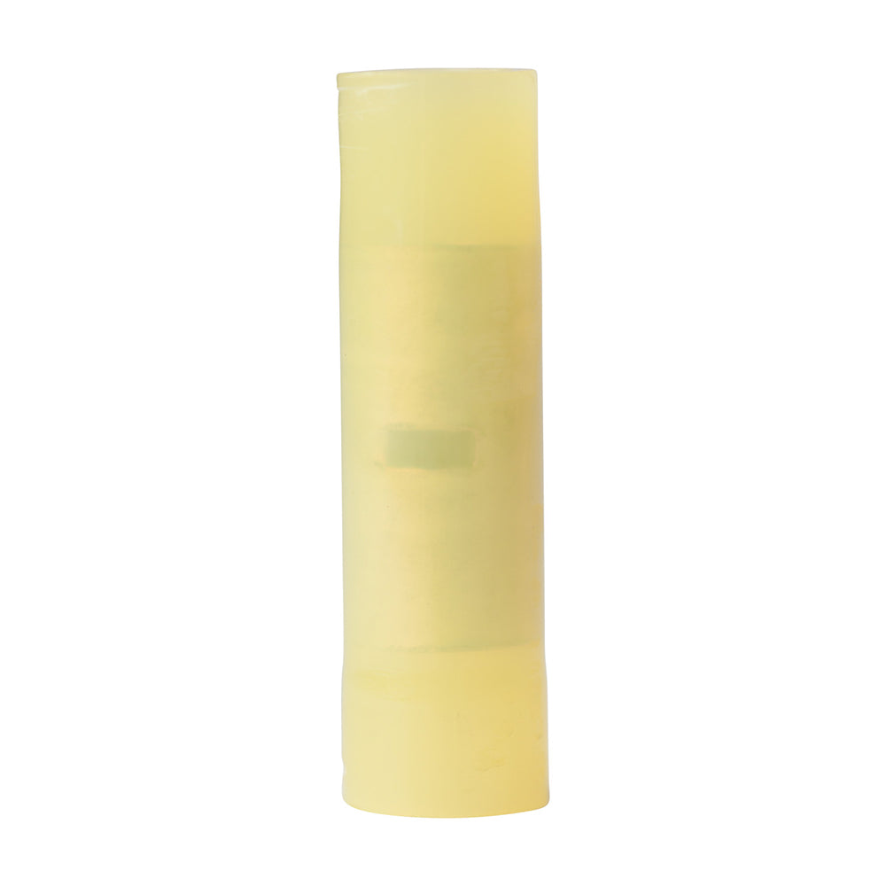 Ancor 12-10 AWG nylon single crimp butt connector, electrical terminal, shown in a 100-pack for wiring and electrical projects.