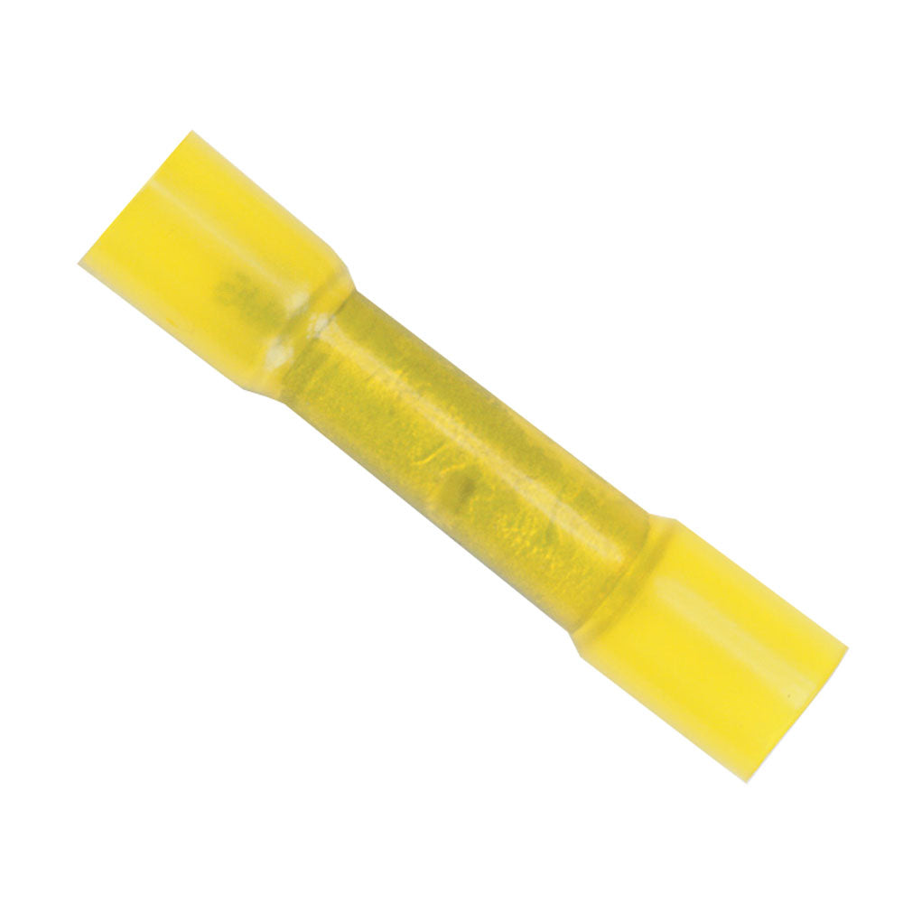 Ancor 12-10 heatshrink butt connectors, 25-pack, electrical terminals with shrink tubing for secure wire connections