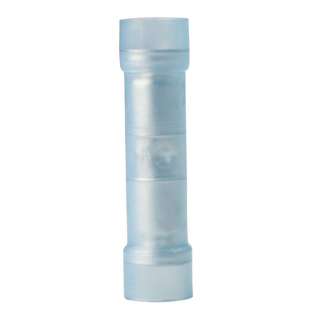 Ancor 16-14 AWG nylon double crimp butt connectors, a pack of 100 terminals for electrical wiring.
