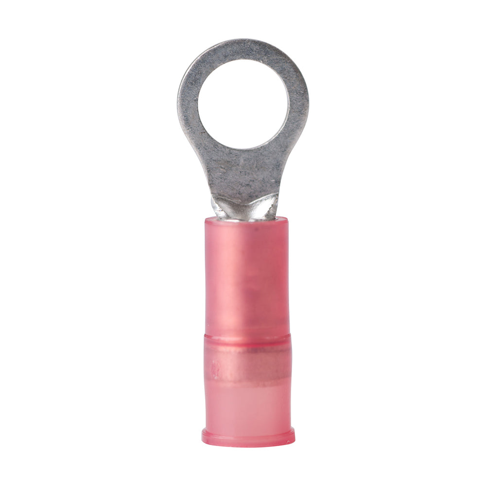 Ancor 22-18 AWG nylon ring terminal, #10 size, electrical terminal connector, 25-pack for wiring and electrical projects.