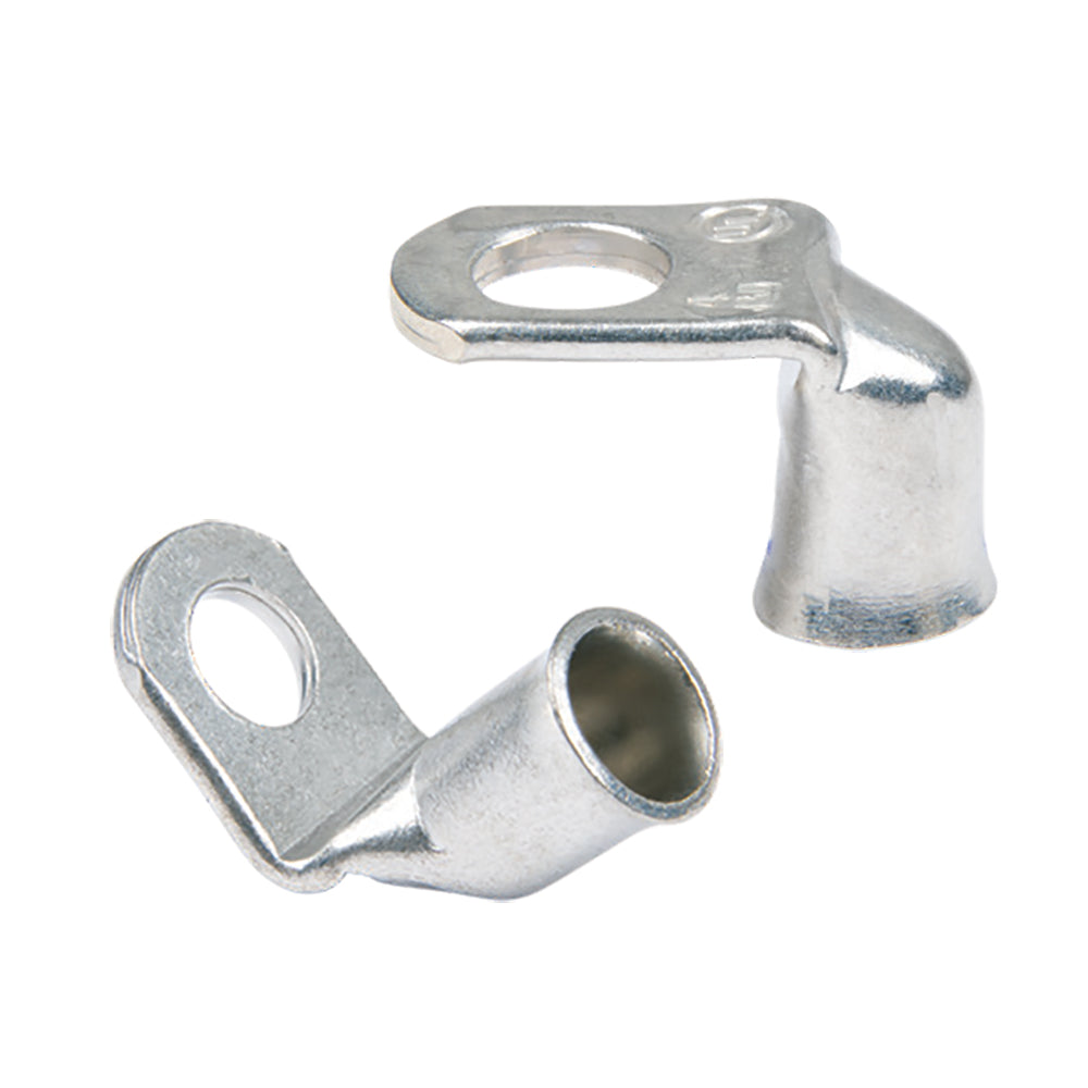 Ancor 90 Tinned Copper Lug #6 terminal, 3/8 inch size, two-piece set for electrical wiring connections.