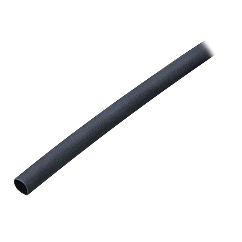 Black Ancor adhesive-lined heat shrink tubing, 3/16 inch by 48 inch, for wire management and electrical insulation.