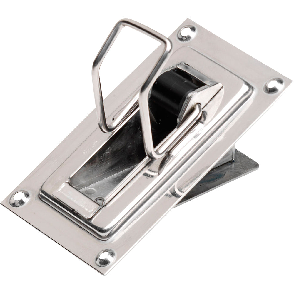ANDERSEN Mini Bailer outside mount hardware for window installation, shown in a close-up view of the product on a white background.