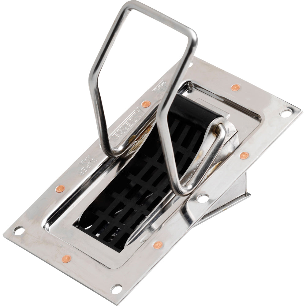 Andersen Super Max Bailer hardware for inside mount window installation, shown in a close-up view of the product.