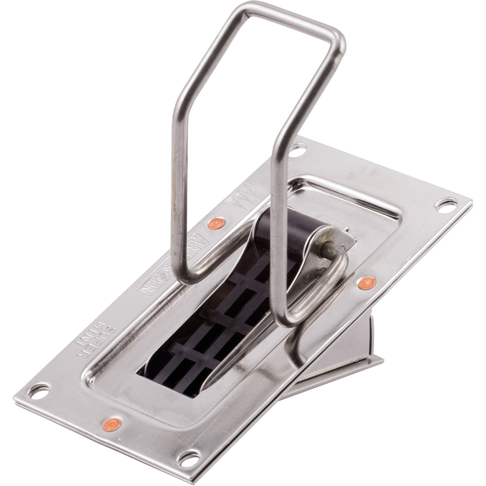 Andersen Super Mini Bailer hardware for inside mount installation, showing installation components and mounting features.