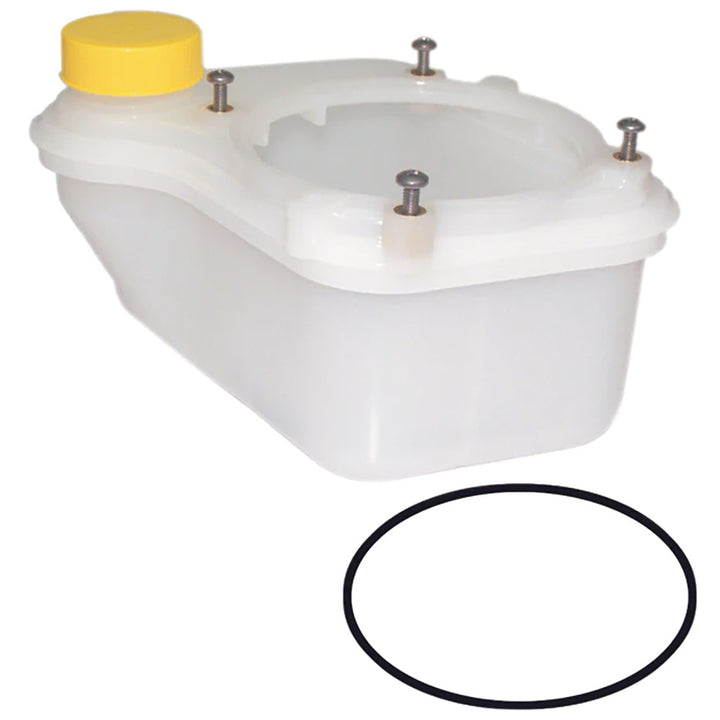 ARCO Marine Mercruiser tilt trim reservoir kit with 4-screw mount, marine boat accessories for trim system maintenance.