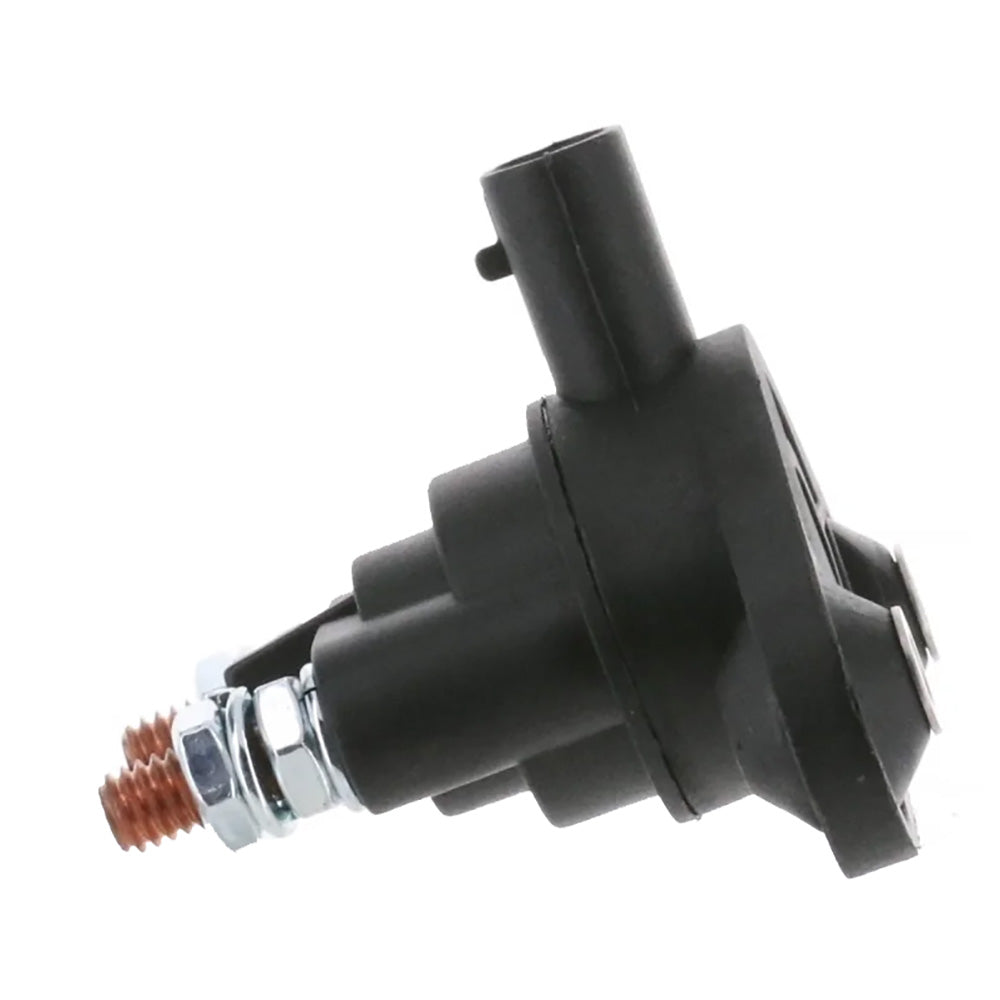 ARCO Marine original equipment quality replacement solenoid for BRP-OMC Evinrude E-TEC marine engines, shown in close-up.