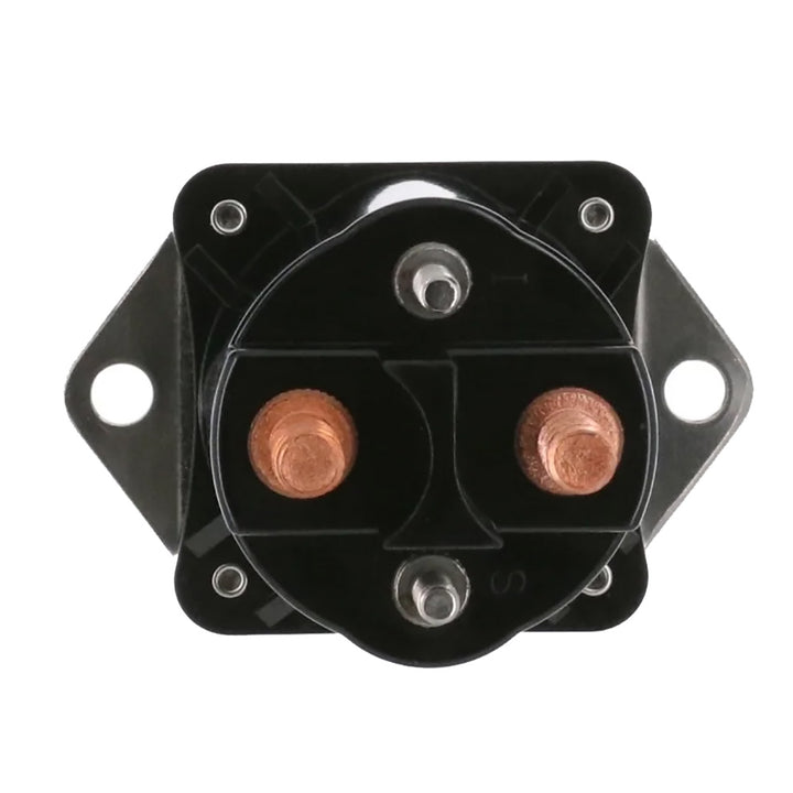ARCO Marine 12V original equipment replacement solenoid with isolated base for Mercury marine engines.