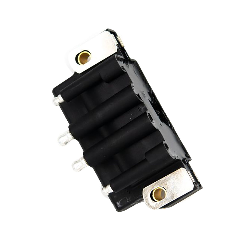 ARCO Marine Premium Replacement Ignition Coil for Johnson/Evinrude Outboard Engines 1985-2006, shown in a close-up view.