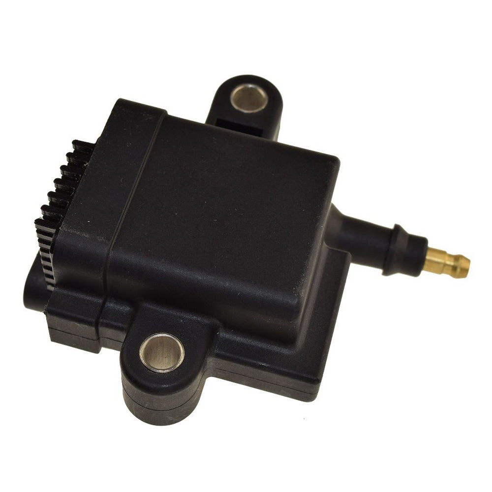 ARCO Marine premium replacement ignition coil for Mercury outboard engines 2005-present, showing the coil and electrical connectors.