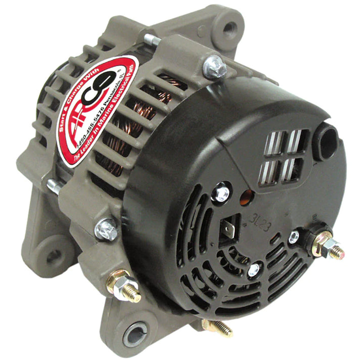 ARCO Marine Premium Replacement Alternator with 65mm multi-groove pulley, 12V, 70A for marine engines.