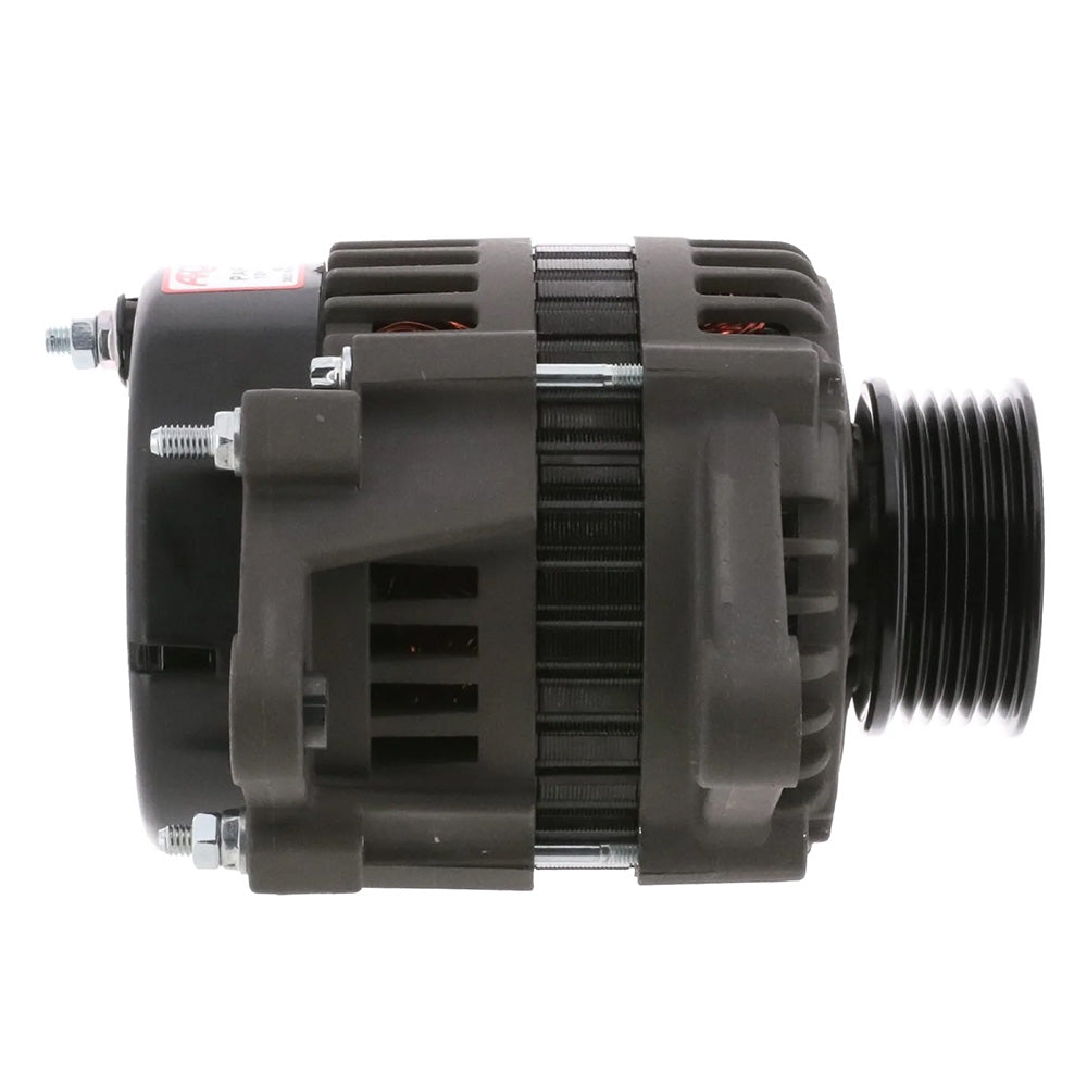 ARCO Marine premium 12V 70A replacement alternator with 65mm multi-groove pulley, designed for marine applications.