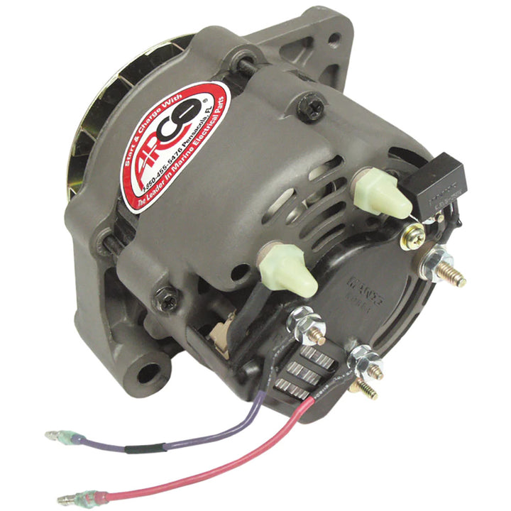 Alternateur de remplacement ARCO Marine Premium avec poulie multi-rainures - 12 V 55 A