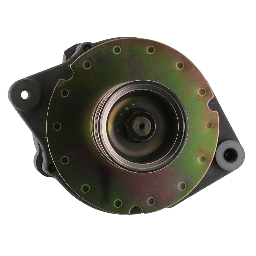 ARCO Marine Premium 12V 65A replacement alternator with multi-groove serpentine pulley for marine engines.
