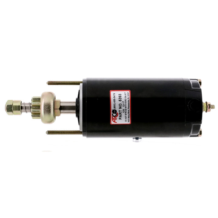 ARCO Marine Chrysler/Force outboard starter, marine starter for boat engines, with metal components and wiring visible.