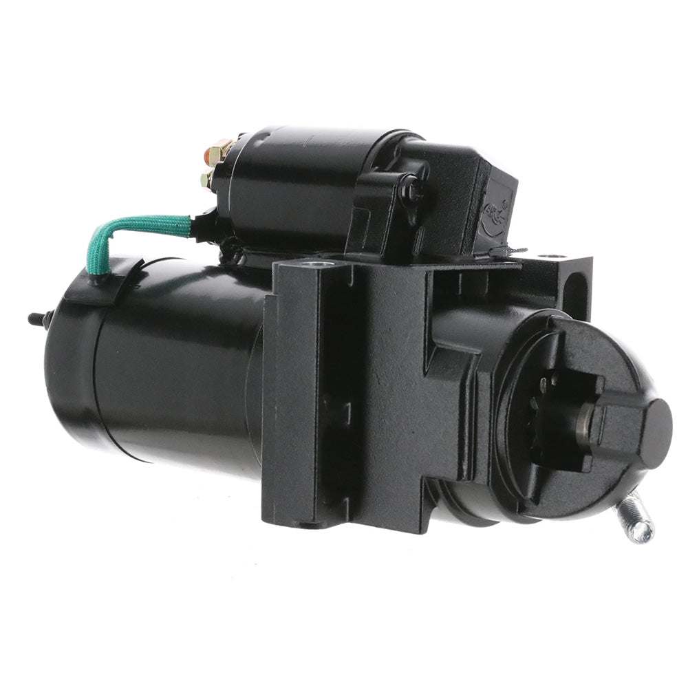 ARCO Marine high-performance inboard starter with 14-inch flywheel and gear reduction for marine engine starting.