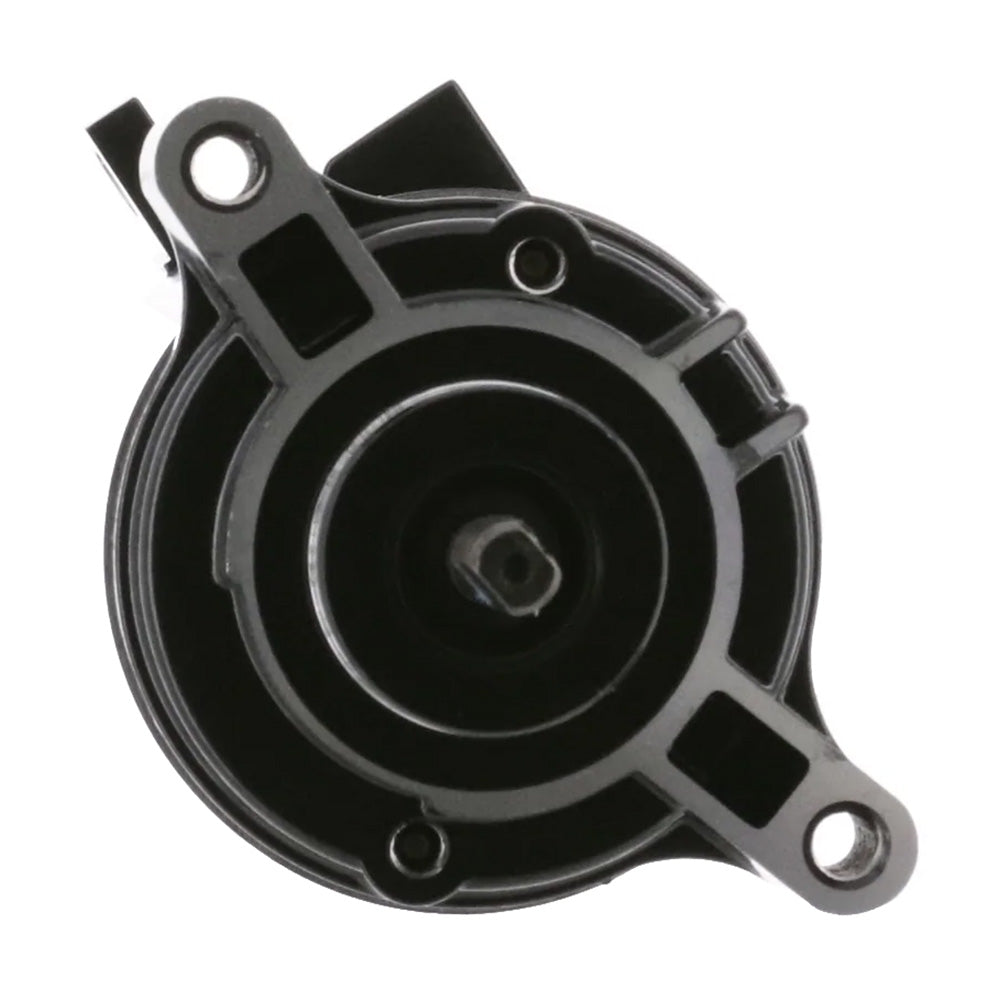 ARCO Marine Johnson/Evinrude outboard starter for late model outboards, durable marine engine starter in black with wiring connections.