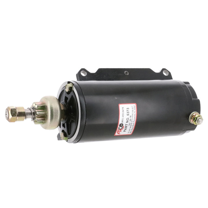 ARCO Marine Johnson/Evinrude outboard starter for V6 engines with 8-tooth gear, designed for marine outboard motor applications.