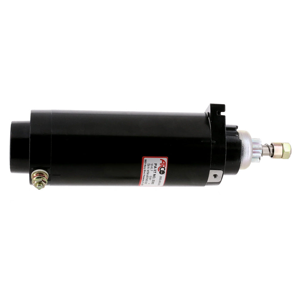 ARCO Marine Mercury/Mariner outboard starter with 8 teeth, suitable for 135-200 HP engines, in a natural, detailed view.