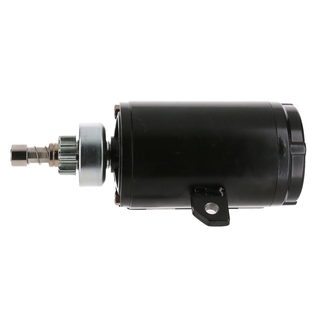 ARCO Marine outboard starter for Evinrude 40-90 HP E-TEC models, showing the replacement starter with mounting components.
