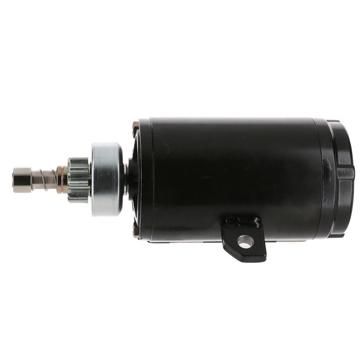 ARCO Marine outboard starter for Evinrude 40-90 HP E-TEC models, showing the replacement starter with mounting components.