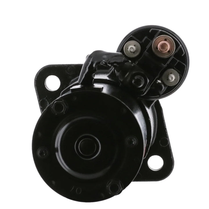 ARCO Marine top mount inboard starter with gear reduction, counter-clockwise rotation, for marine engines, shown in the image.
